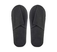 AURA LUXURY COLLECTION 100 Ciabatte Chiuse Nere in TNT Imbustate Singolarmente, Taglia Unisex e Con Suola Antiscivolo per Ospiti, Hotel, B&B e Spa