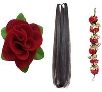 AURA MART Confezione da 3 chignon per capelli, accessori per lo styling di ragazze e donne, per matrimoni e feste