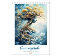 Aura végétale - Quand les arbres se font femmes (Calendrier de bureau 2027 DIN A5 horizontal), CALVENDO calendrier mensuel: Un an de fusion fascinante entre l'arbre et la femme.