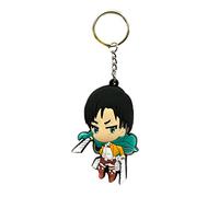 Aurabeam Attack-s on Titan-s LEVI-s AOT-s - Portachiavi con ciondolo a forma di anime e manga giapponesi, Verde, marrone