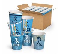 AURACAFFE' 600 Bicchierini Caffè Carta -BIODEGRADABILI- 75 ML, Bicchieri Caffe Usa e Getta Termici - Bicchieri Carta per Espresso Made In Italy, Bar, Ufficio, Hotel, Asporto, D10S