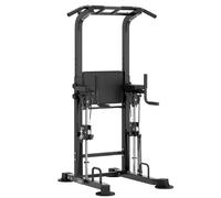 AuraCraft Barra per trazioni, pull up bar, Power Tower Dip Station Attrezzature fitness per la casa calisthenics Equipment barra per trazioni autoportante
