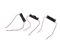 Auracure 3 pz Singolo Lato 1 X 1,5 V AA Batteria Aperta Titolare Scatola di Stoccaggio Scatola Fili 15 Cm Lungo