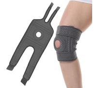 Aurafly Tutore Ginocchio, Ginocchiera Ortopedica Rotulea Confortevole con Stabilizzatori Laterali, Regolabile 360° Ginocchiera Sportiva per Corsa, Lesioni al Menisco, Artrite, Infortunio Sportivo