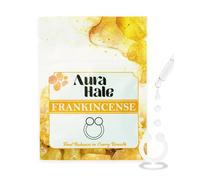 AuraHale Anello diffusore nasale, profumo di franchincenso per aumentare la conoscenza, alleviare lo stress e chiarezza interiore, aromaterapia indossabile, silicone di grado medico, infuso di olio