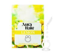 AuraHale Anello Diffusore Nasale - Profumo di Limone per Umore Luminoso, Mente Acutizzata & Supporto Immunitario | Aromaterapia Indossabile | Silicone di Grado Medico | Olio Essenziale Biologico