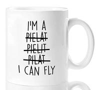 Aurahouse Divertente tazza da 325 ml, regalo di aviazione con pilota e piloti di aerei, regalo per bambini e ragazzi amanti dell'aeroplano, regalo di compleanno o laurea, festa del papà, regalo di