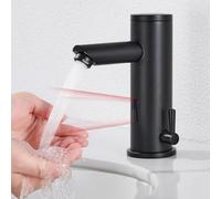 Auralum mescolatore automatico senza contatto con sensore intelligente a infrarossi, rubinetto del lavabo del bagno per acqua calda e fredda - igienico, a risparmio idrico e durevole
