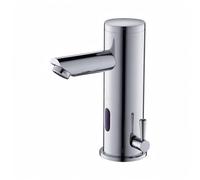Auralum Rubinetto Automatico con Sensore ad Infrarossi Miscelatore Acqua Calda e Fredda per Lavabo Finitura Cromo