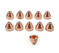 Auratrove 10Pcs Plasma Cutter Shield 220817, Ottone Consumabile per PMX45XP/65/85/105 Macchine, Taglio Meccanizzato Parte di Ricambio