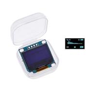 Auratrove 3PCS 0.96 Pollice per oled Modulo Display 128x64 I2C Schermo per Arduino per Raspberry Pi per esp32 per stm32 con Fili Blu Bianco Giallo