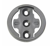 Auratrove Adattatore di estensione per attacco manubrio per Garmin per Bryton Cateye, supporto per computer da bici in nylon compatibile con Neos Track/Endless, nero