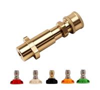Auratrove Adattatore per idropulitrice, attacco rapido da 1/4", con beccucci per modelli K2, K3, K4, K5, K6, in lega di alluminio fino a 4000 PSI