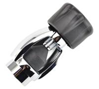 Auratrove Adattatore per valvola di gonfiaggio per serbatoi subacquei, convertitore da DIN a per giogo primo stadio con filettatura G5/8, ottone cromato per un collegamento sicuro sott'acqua, nero