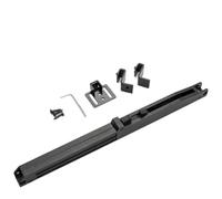 Auratrove Ammortizzatore a chiusura ammortizzata per porta scorrevole, kit hardware per binario senza fori con ganci a S, confezione da 2 per porte da 40 a 60 kg