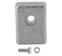 Auratrove Anodo per motore barca compatibile con modelli Honda BF8 a BF50, anodo sacrificale in alluminio per scatola ingranaggi, include vite di fissaggio e guarnizione 41106ZW9000