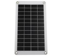 Auratrove Caricatore solare semi-flessibile per auto, camper, barca, moto, 30 W, 12 V, pannello monocristallino con clip