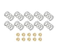 Auratrove Confezione da 10 molle e dadi di ricambio per decespugliatore ego da 38,1 cm (ST1510T, ST1500SF, ST1500, STA1500, AH1300-AH1531)
