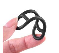 Auratrove Confezione da 6 cinghie di montaggio in silicone per bicicletta, in gomma flessibile per fissaggio fari, adatte per manubrio reggisella su bici elettriche da strada, mountain bike, colore