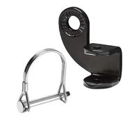 Auratrove Gancio di traino in acciaio a 90 gradi per passeggini per animali domestici, accessori per bici, confezione da 2