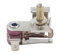 Auratrove Interruttore di temperatura regolabile, termostato bimetallico KST-168 per riscaldatori elettrici e ferri da stiro, 90C 16A 250VAC acciaio ottone rame ceramica