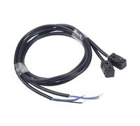 Auratrove Modulo sensore IR Break Beam, interruttore fotoelettrico 3 mm Split Through-Beam 5 V uscita NPN per arduino per progetti PLC stm32, nero