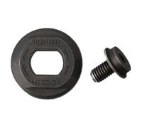 Auratrove N621119 Flangia esterna e set di bulloni compatibile con sega circolare dewalt DCS391 DCS367 DCS565, parti di ricambio per morsetto a lama in acciaio legato, confezione da 2, nero