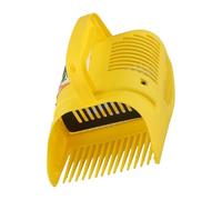 Auratrove Raccoglitore per mirtilli con denti a pettine, strumento da giardino di grande capacità per piccole bacche, inclusi mirtilli e more, rastrello ergonomico in PP per una raccolta sicura ed
