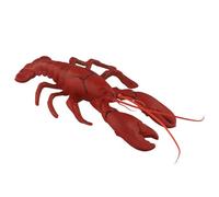 Auratrove Realistico Aragosta Modello Decor 36cm Realistico Plastica Pesce Ornamento per Cucina Display Ristorante Partito Puntello Decorazione Rossa