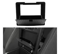 Auratrove Scatola portaoggetti per coperchio della console centrale per Toyota 4Runner, organizer per bracciolo personalizzato con scomparto discreto, materiale ABS nero