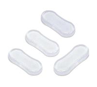Auratrove Set di 5 paracolpi in silicone trasparente per protezione stabile e silenziosa del coperchio in bagno