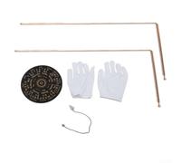 Auratrove Set di canne da rabdomanzia in ottone per rilevare tesori d'acqua