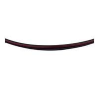 Auratrove Striscia sigillante per auto, 4 m, in gomma EPDM, a forma di T, resistente alle intemperie, per bordi con nastro biadesivo per parafango della portiera del paraurti, 8 mm x 10 mm, nero