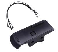 Auratrove Supporto GPS per Garmin per Oregon per Dakota eTrex 10 20 30 GPSMap 62 62S, staffa di navigazione in plastica nera con fascette per cavi, confezione da 5