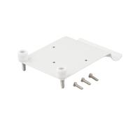 Auratrove Supporto laterale in vinile resistente alle intemperie per Eufy per solocam S340 E30 E42 4G LTE Cam S330, staffa per telecamera esterna in ABS bianco