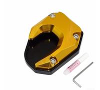 Auratrove Supporto laterale per Honda CB125R CB400X - Supporto per piede CNC, base antiscivolo, supporto stabile per parcheggiare su asfalto morbido strade sterrate (oro)