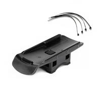 Auratrove Supporto per Garmin eTrex 10 20 30, compatibile con GPSMAP 62 per Oregon 400 550 Dakota, staffa di supporto in plastica nera