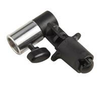 Auratrove Supporto per riflettore in alluminio, supporto professionale per studio fotografico per sfondo pop-up e supporto per illuminazione, nero, 5 x 5,5 x 7,5 cm