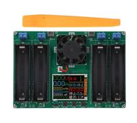 Auratrove Tester di capacità della batteria al litio a 4 canali e resistenza interna con display digitale, spegnimento automatico della ricarica, modalità 1-9 cicli per celle