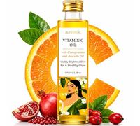 Auravedic Olio di vitamina C con rosa canina e crema idratante viso Avacodo, 100 ml