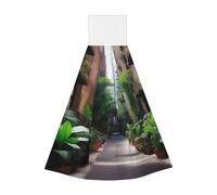 aUrban Jungle Salviette in velluto corallo da appendere, panni per la pulizia ad asciugatura rapida per cucina, bagno, campeggio e altro ancora