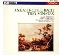 AURELE NICOLET/HOLLIGER/JACCOTTET - J.S. BACH/C.P.E. BACH: TRIO SONATAS(reissue) by AURELE NICOLET/HOLLIGER/JACCOTTET