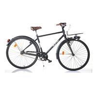 aurelia Uomo, Bicicletta 28" 1028SU Senza Cambio Sport Bike Nero, 3