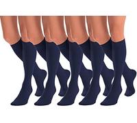 Aurellie Calze da donna in microfibra, opache, 60 confezioni multiple, BLU MARINO 5 PAIA, Small/X-Large