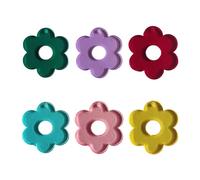 Aurgiarm, ciondolo a forma di fiore colorato per l'estate, per la creazione di gioielli di Capodanno con nappa, grazioso ciondolo per braccialetto,
