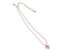 Aurgiarm, collana da donna in lega di lega con stella coreana bianca e perla bianca a forma di cuore, semplice hip hop, non sbiadisce