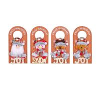 Aurgiarme Appendini colorati a forma di pupazzo di neve per personalizzare il tuo ingresso con portare allegria festiva alle case per aggiungere atmosfera festiva a Natale