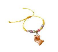 Aurgiarme Braccialetto unico del cavo tessuto accessorio elegante di Capibara della resina per l'individualità e l'espressione creativa