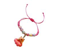 Aurgiarme Braccialetto unico del cavo tessuto accessorio elegante di Capibara della resina per l'individualità e l'espressione creativa