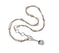 Aurgiarme - Collana con ciondolo a forma di cucchiaio, con cordoncino intrecciato morbido, per amanti della moda